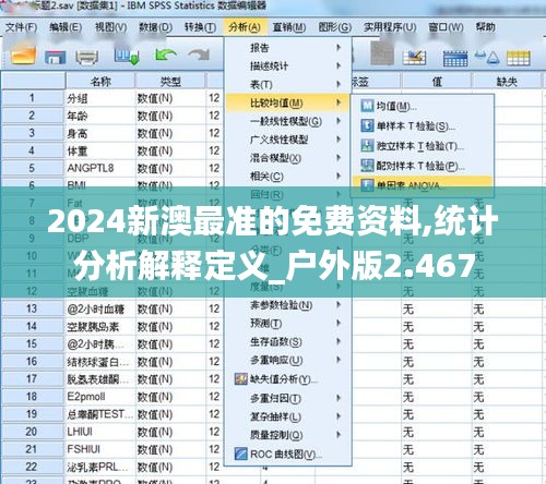 2024新澳最准的免费资料,统计分析解释定义_户外版2.467