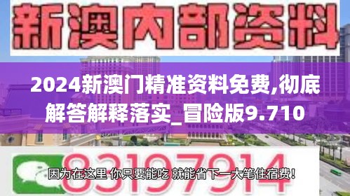 2024新澳门精准资料免费,彻底解答解释落实_冒险版9.710