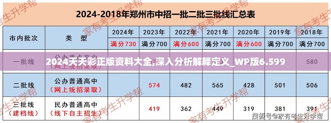 2024天天彩正版资料大全,深入分析解释定义_WP版6.599