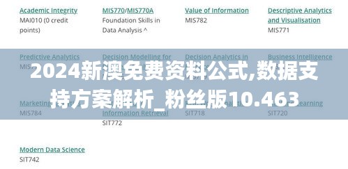 2024新澳免费资料公式,数据支持方案解析_粉丝版10.463