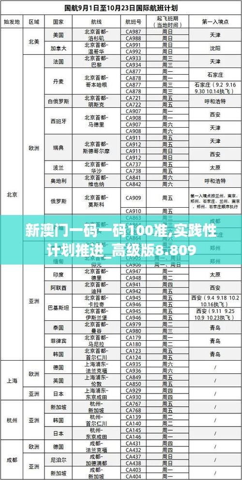 新澳门一码一码100准,实践性计划推进_高级版8.809