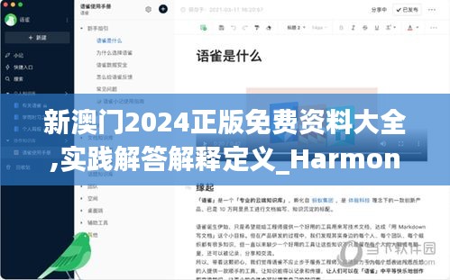 新澳门2024正版免费资料大全,实践解答解释定义_Harmony9.242