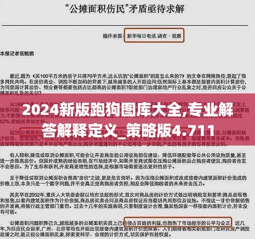 2024新版跑狗图库大全,专业解答解释定义_策略版4.711