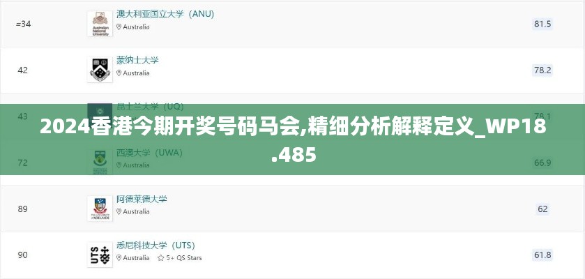 2024香港今期开奖号码马会,精细分析解释定义_WP18.485