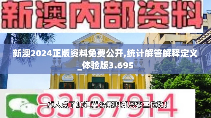 新澳2024正版资料免费公开,统计解答解释定义_体验版3.695