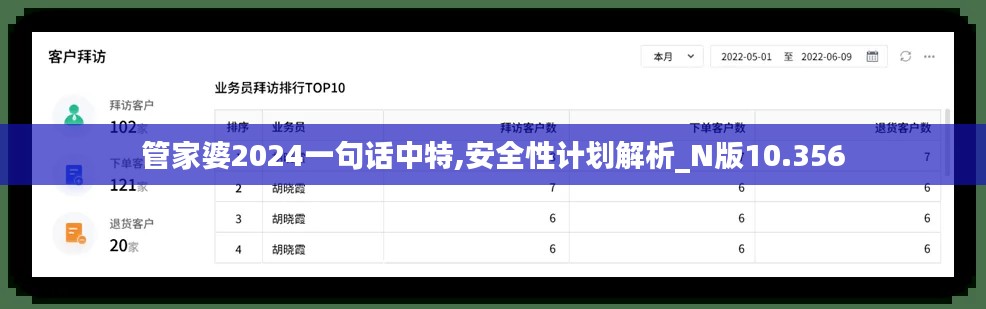 管家婆2024一句话中特,安全性计划解析_N版10.356