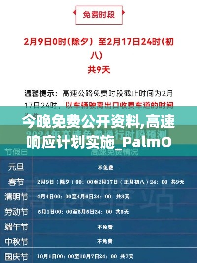 今晚免费公开资料,高速响应计划实施_PalmOS2.345