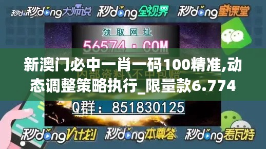 新澳门必中一肖一码100精准,动态调整策略执行_限量款6.774