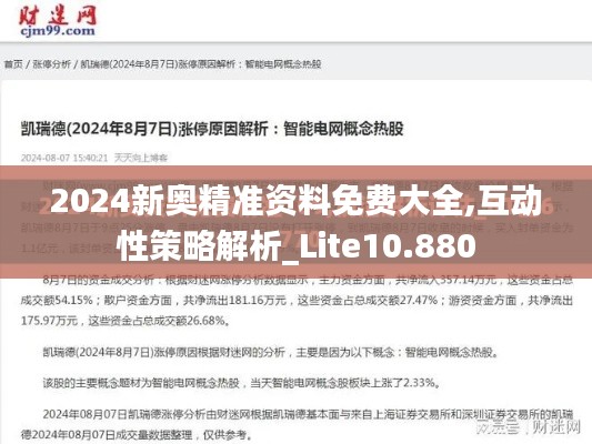 2024新奥精准资料免费大全,互动性策略解析_Lite10.880