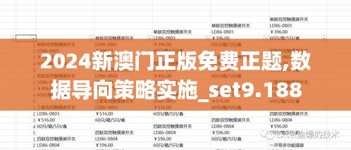 2024新澳门正版免费正题,数据导向策略实施_set9.188