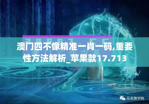 澳门四不像精准一肖一码,重要性方法解析_苹果款17.713