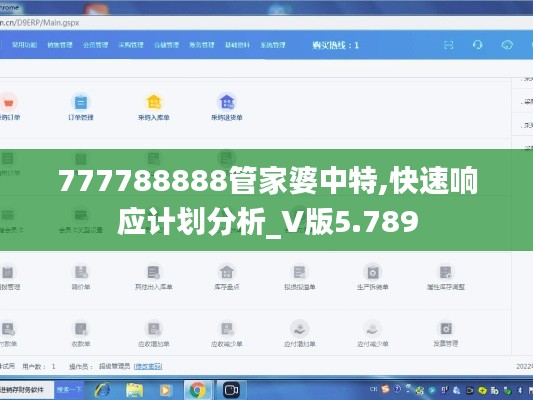 777788888管家婆中特,快速响应计划分析_V版5.789