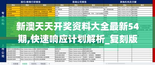 新澳天天开奖资料大全最新54期,快速响应计划解析_复刻版17.787