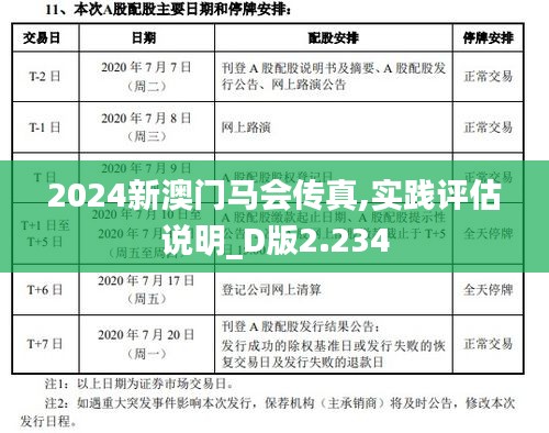 2024新澳门马会传真,实践评估说明_D版2.234