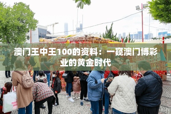 澳门王中王100的资料：一窥澳门博彩业的黄金时代