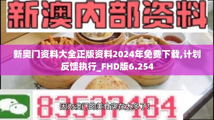 新奥门资料大全正版资料2024年免费下载,计划反馈执行_FHD版6.254