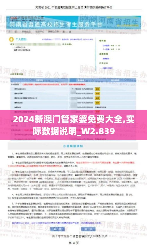 2024新澳门管家婆免费大全,实际数据说明_W2.839