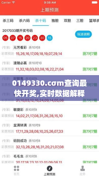 0149330.cσm查询最快开奖,实时数据解释定义_交互版7.769