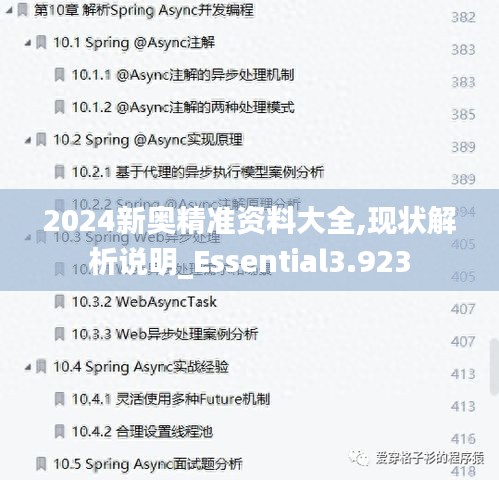 2024新奥精准资料大全,现状解析说明_Essential3.923