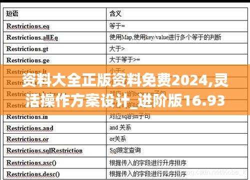 资料大全正版资料免费2024,灵活操作方案设计_进阶版16.932