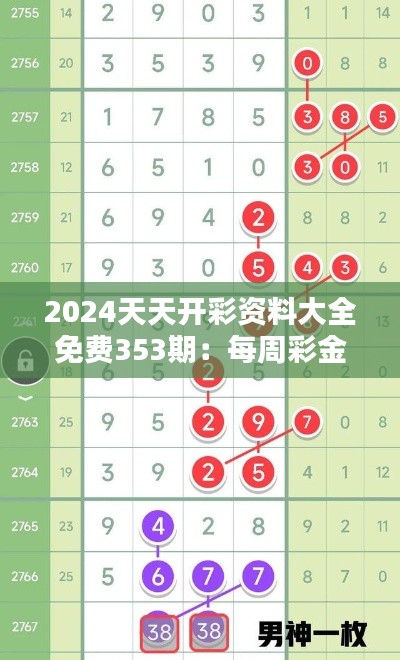 2024天天开彩资料大全免费353期：每周彩金预测